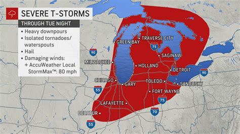 Extreme Very High High Moderate Low. . Accuweather detroit